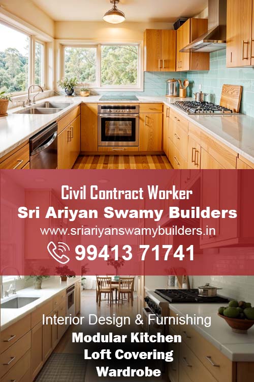 Sri Ariyan Swamy Builders, Construction, Interior, Painting, Electrical, Plumbing Works in Kovilambakkam, Chennai.